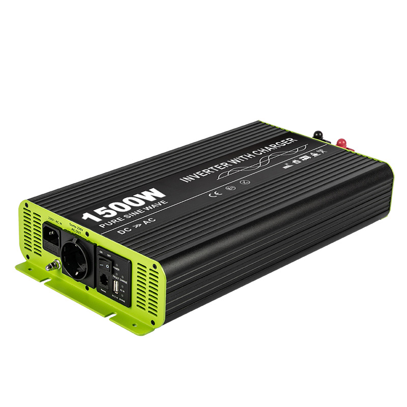 1500w Pure Sine Wave Inverter med laddare