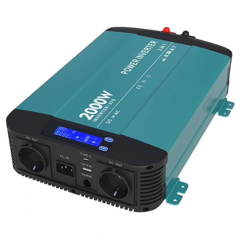 2000w Pure Sine Wave Inverter Med Bypass-funktion HK2000PT