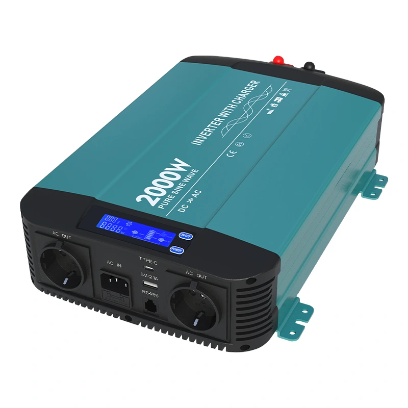 2000w Pure Sine Wave Inverter Med Laddare HK2000PC