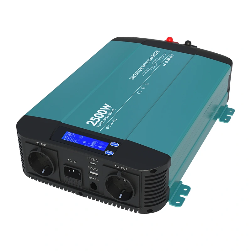 2500w Pure Sine Wave Inverter Med Laddare HK2500PC