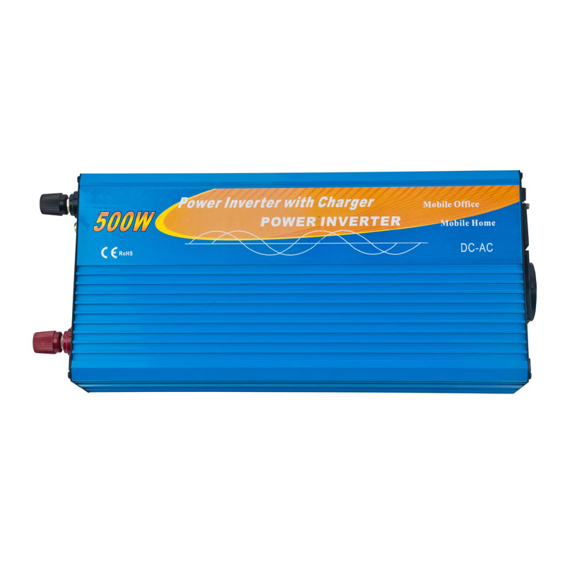 500w inverter med batteriladdare