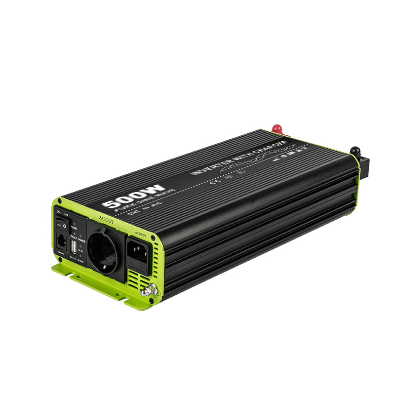 500w Pure Sine Wave Inverter med laddare